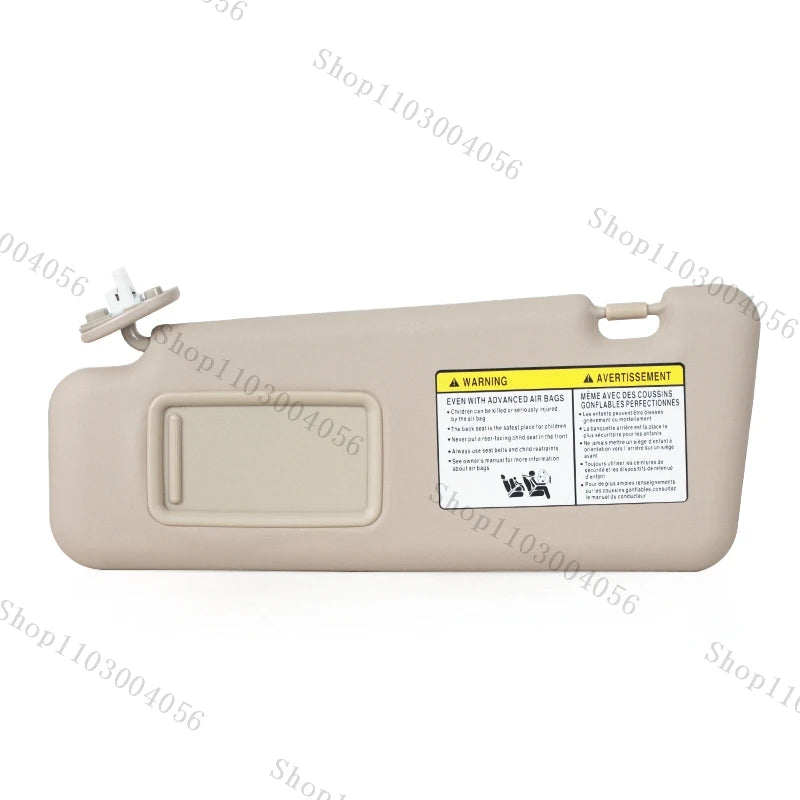 Car Sun Visor with Mirror For Toyota Highlander 2008 2009 2010 2012 2013 Grey Beige Sunvisor Cover 74320-48500-B0 7432048500E0