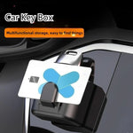 Car Key Holder Clip Dashboard Organizer Adhesive Mount lifestyle view