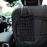 Pretty Girl Pearls Puff Grid Car Tissue Box Auto Seat Headrest Hanging Paper Tower Holder Organizer Car Interior Accessories