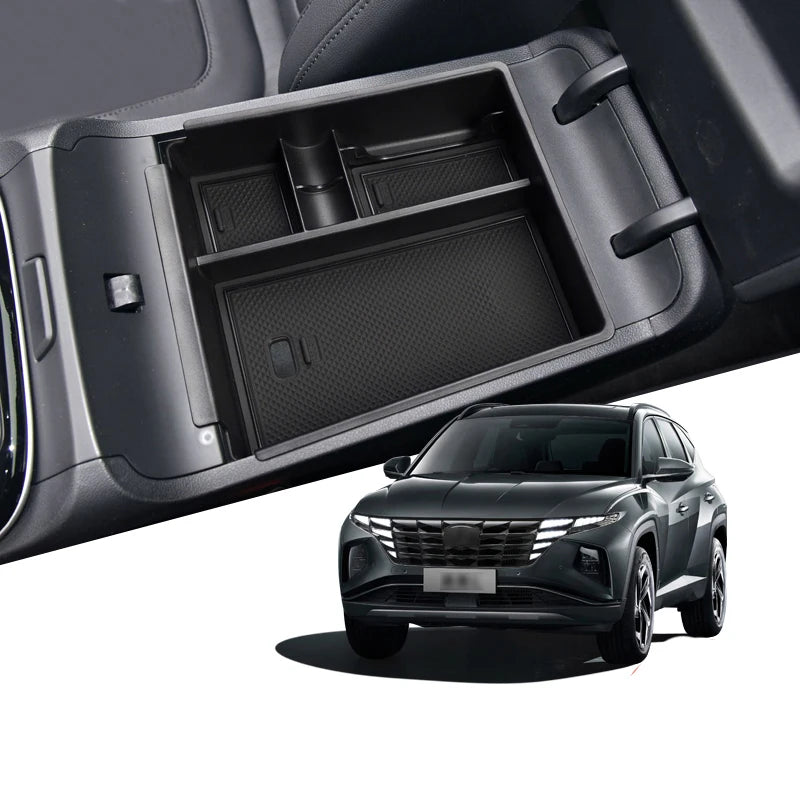 For Hyundai Tucson NX4 2021 2022 2023 Hybrid N Line Car Central Armrest Storage Box O alternate view
