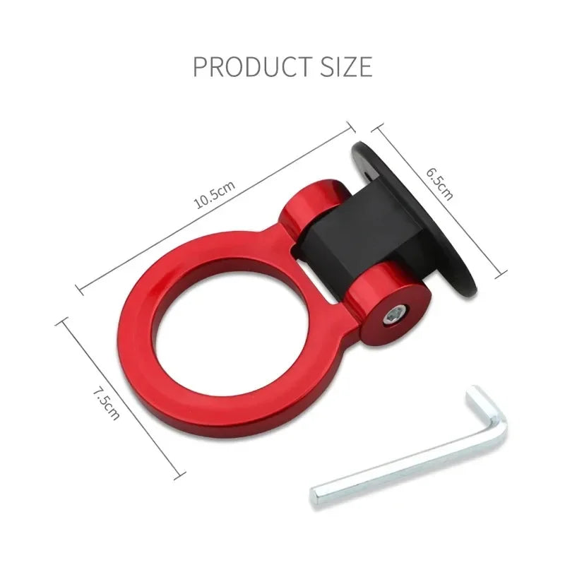Car Tow Decoration ABS Car Styling Trailer Hooks Sticker Decoration | Rear Front Tr additional angle