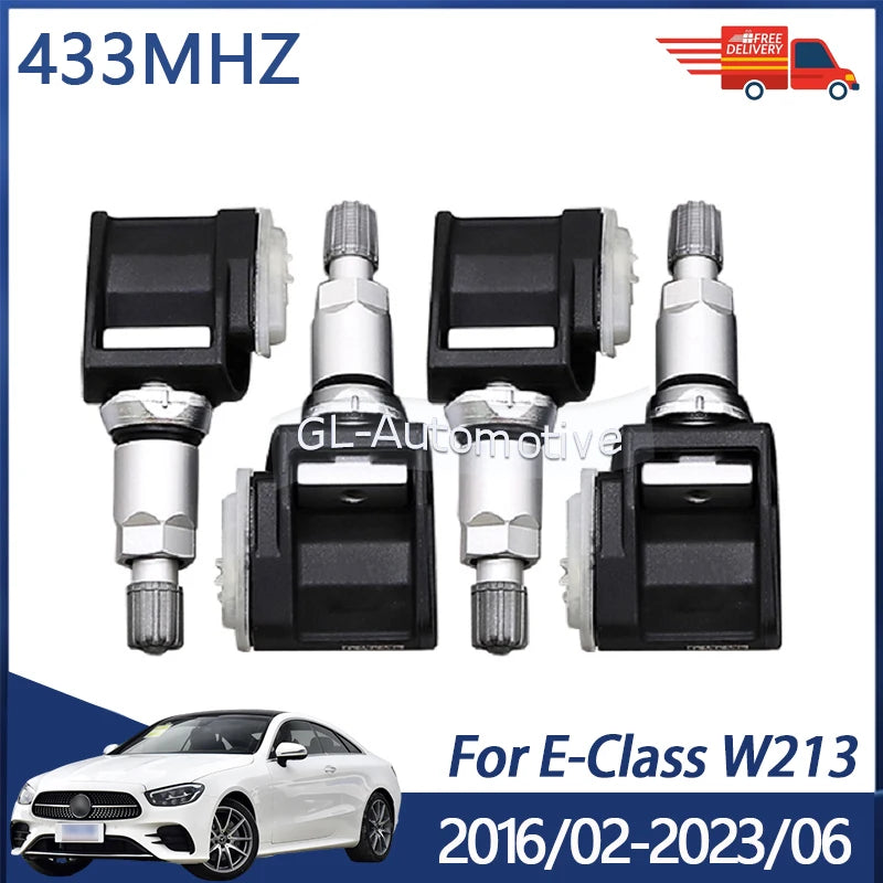 4PCS Mercedes-Benz TPMS Sensor A0009052102 433MHZ Tire Pressure Monitoring System