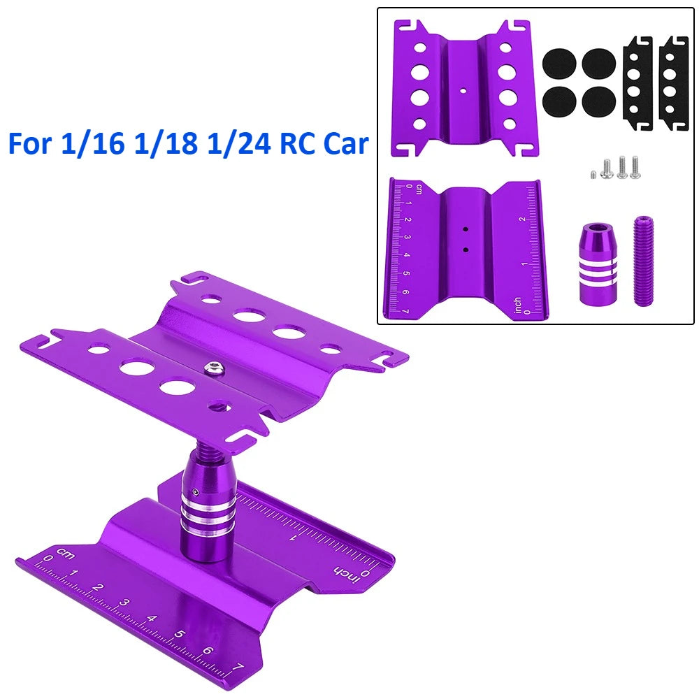 RC Car Repair Work Stand 360 Degree Rotate for 1/8 1/10 1/18 1/24 Scale close-up view