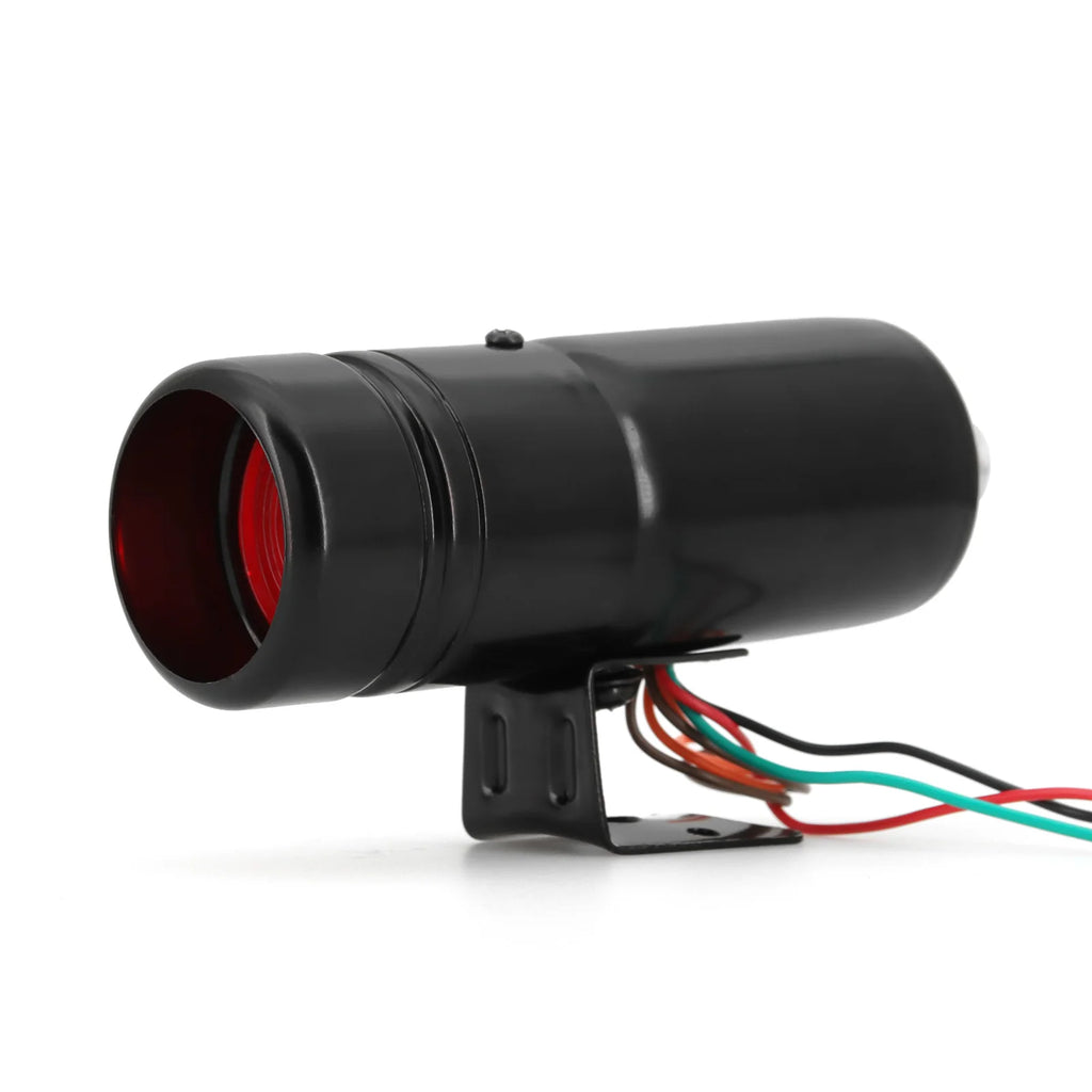 Red LED Adjustable Tachometer RPM Shift Light | Universal Pro Gauge with Adjustable S alternate view