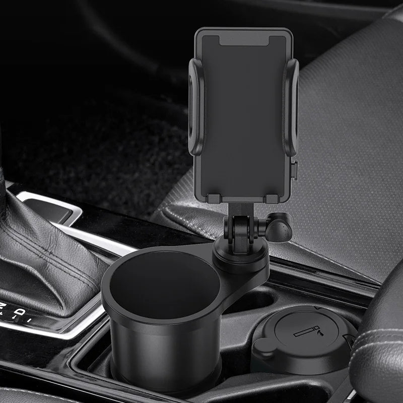 Car Cup Holder Mount Expander with Car Cell Phone Holder 2 in 1 Multifunctional Car Cup detail view