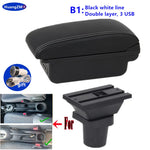 Armrest Box For Toyota Yaris Vitz 5dr Hatchback 1998-2011 2005 2006 2007 2008 2009 2010 Car Central Storage Box Car Accessories