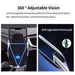 For Mercedes-Benz Car Mobile Phone Holder A B Class W242 W246 2013-2019 GLA CLA Screen Fixed Wireless Charger Cell Phone Holder