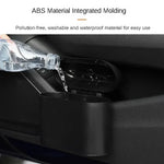 Car Trash Can with Lid Universal Vehicle Mini Leakproof Garbage Bin Car Organizer Stor close-up view