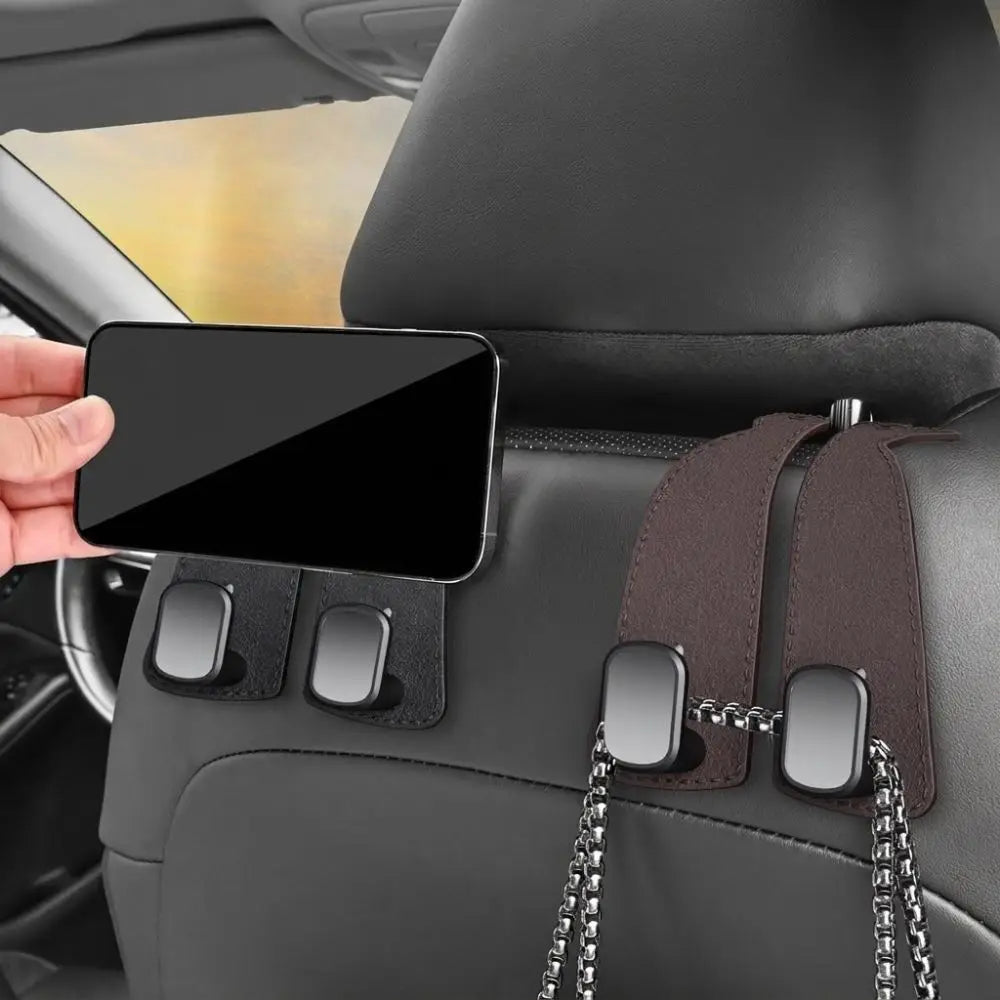 Car Headrest Hook Hidden Car Organizer Clips