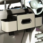 Car Seat Back Organizer Storage Bag with Double Hooks
