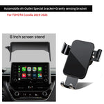 Car Mobile Phone Holder For Toyota Corolla 2019-2023 8-inch Screen Fix Special Bracket Gravity GPS Cell Phone Holder
