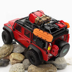 RC Crawler Roof Luggage Net Box for 1/18 TRX4M 1/24 Axial SCX24 lifestyle view