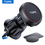 TOPK Magnetic Car Phone Mount in Car Phone Holder Air Vent Magnetic | 6 N52 Magnets Universal Mobile