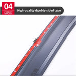 Chrome Window Trim for Toyota RAV4 2020 | Rain Guard and Wind Deflector Set alternate view