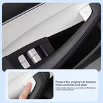 Tesla Model 3 Highland 2024 Door Switch Sticker Cover | Interior Button Overlay lifestyle view