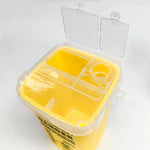 1L Tattoo Sharps Collection Bucket Eyebrow Trimmers Glass Fragments Storage Box Needl lifestyle view