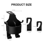 Car Headrest Cup Holder Hook Organizer additional angle