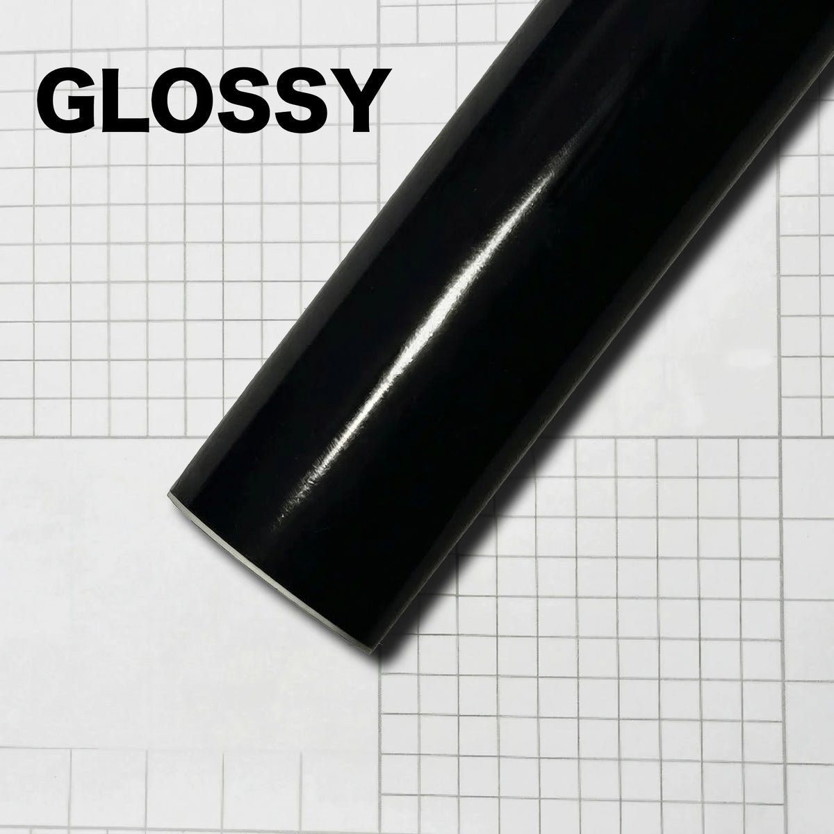 1-6m Carbon Fiber Car Body Vinyl Wrap Matte Accessories Glossy Black Sticker 3D 4D 5D alternate view