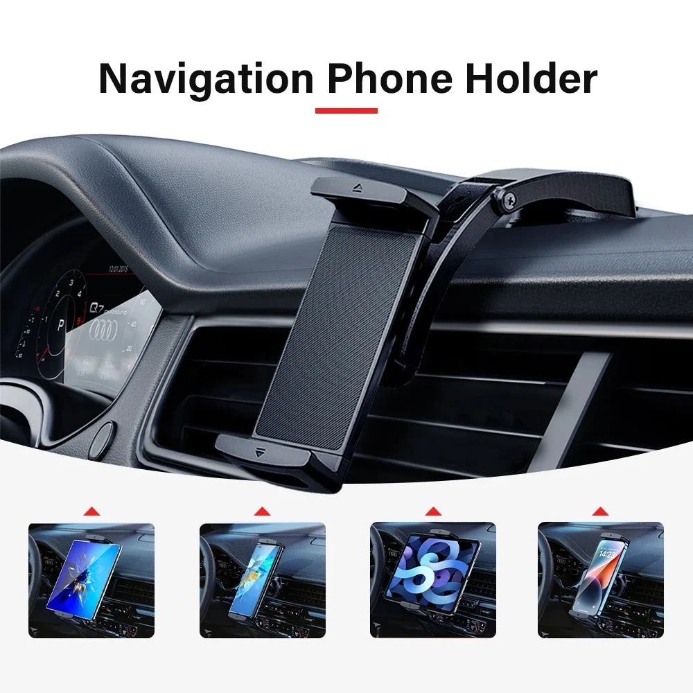 Strong Sucker Car Tablet Holder Mount for Samsung Galaxy Z Fold 4 3 2 IPhone IPad Mini Air GPS Stand Soporte Tablet Coche
