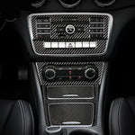 Car Styling Carbon fiber interior button panel Decoration Cover Trim Sticker frame For close-up view