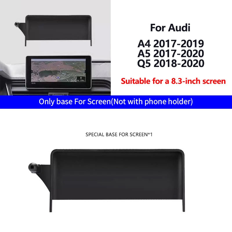 Car Mobile Phone Holder For Audi A4 B9 A5 Q5 Special Bracket Of Screen GPS Stable Phone Holder Suitable All Smartphone holder