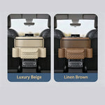 Car Storage Bag Nappa Leather Car Storage Bag between the Center Console and Seat B additional angle