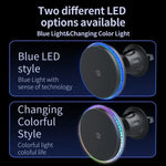 VIKEFON Magnetic Car Wireless Charger | LED/RGB Fast Charging Mount for iPhone 12-15 alternate view