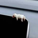 Funny Sleeping Cats Car Dashboard Ornament Adorable PVC Decoration For Car Interior Funny Dashboard Figurine Auto Accessories