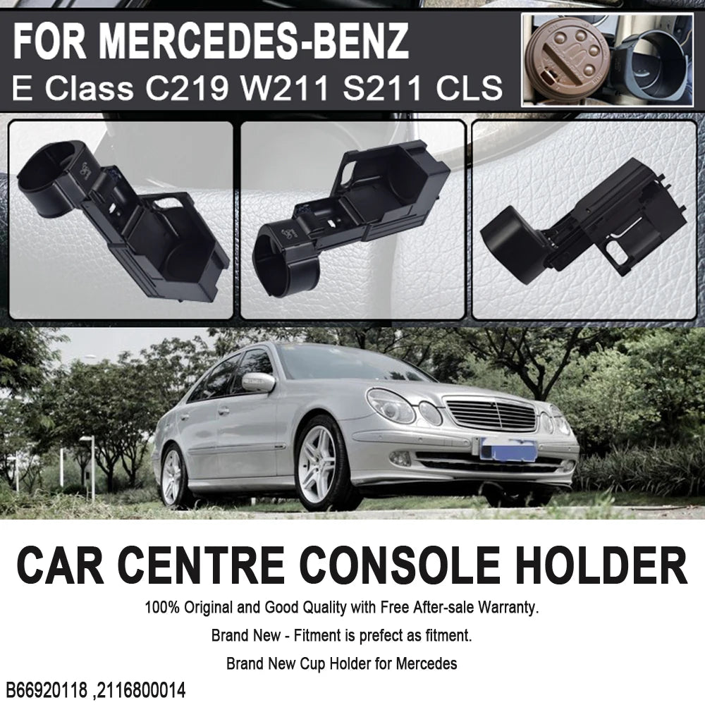 For Mercedes Benz Car Centre Console Cup Holder For Benz E Class C219 W211 S211 CLS 2116800014 B66920118