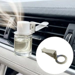 6pcs Car Vent Clips Metal Car Perfume Bottle Diffuser Exhaust Clip 360° Rotating Air Outlet Clamp Auto Decorative Accessories