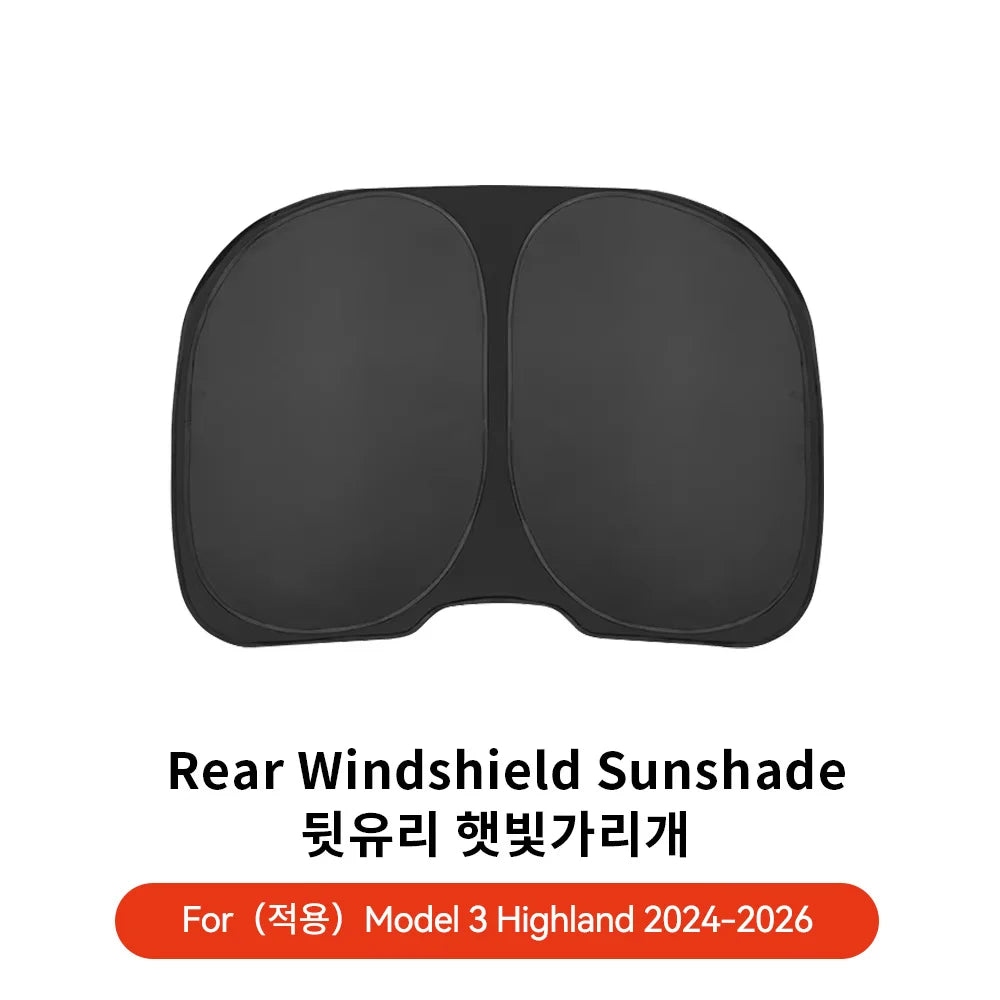 YZ Tesla Model 3 Y Side Window Sunshade | Front Rear Privacy Sun Protection alternate view
