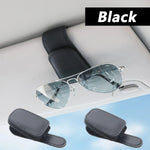Sunglasses Holder Is Suitable for Car Sun shades Magnetic Leather Sunglasses Clip and Ti detail view