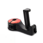 Car Headrest Phone Holder Hook close-up view