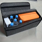 1pc Car Storage Felt Box For Dark Gray Anti Slip Storage Tools Towels Car Accessori additional angle