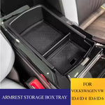Car Armrest Storage Box Center Console Organizer Tray Pallet Holder For VOLKSWAGEN VW ID4 ID.4 ID 4 ID6 ID 6 ID.6 Accessories