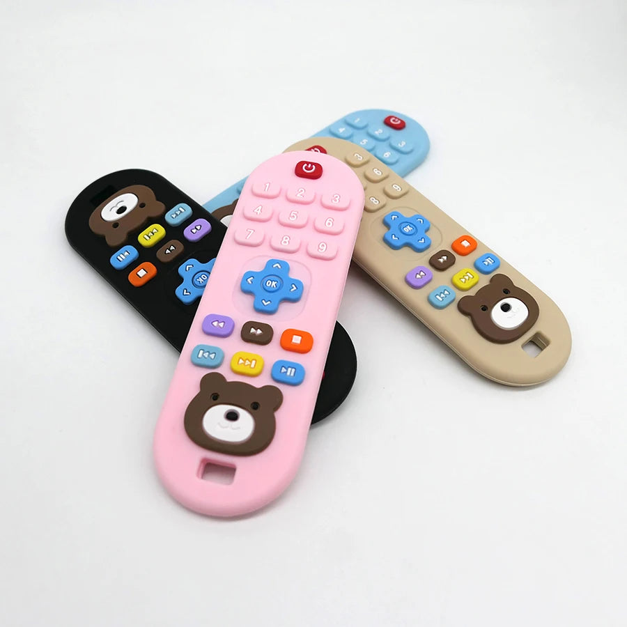 Silicone Teething Remote Control Toy 4-Pack alternate view