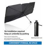 Foldable Car Sun Shade Umbrella for Windshield UV Protection additional angle