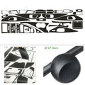 Carbon Fiber Interior Decal Sticker Set for Infiniti Q50 2015-2020 | Central Control alternate view