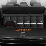 Foldable Trunk Storage Box Waterproof Oxford Cloth 110L close-up view
