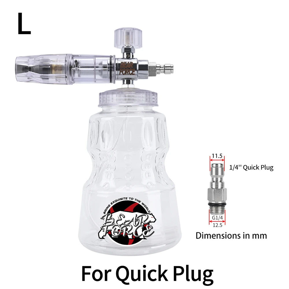 Aluminum Foam Lance Car Wash Foam Maker | Pressure Washer Foam Cannon lifestyle view