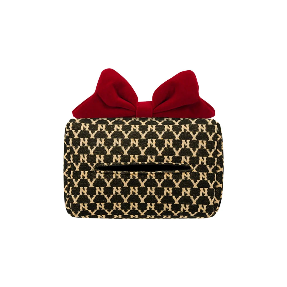 Advanced Sense Thousand Bird Lattice Car Tissue Box Female Car Seat Back Armrest Paper B detail view