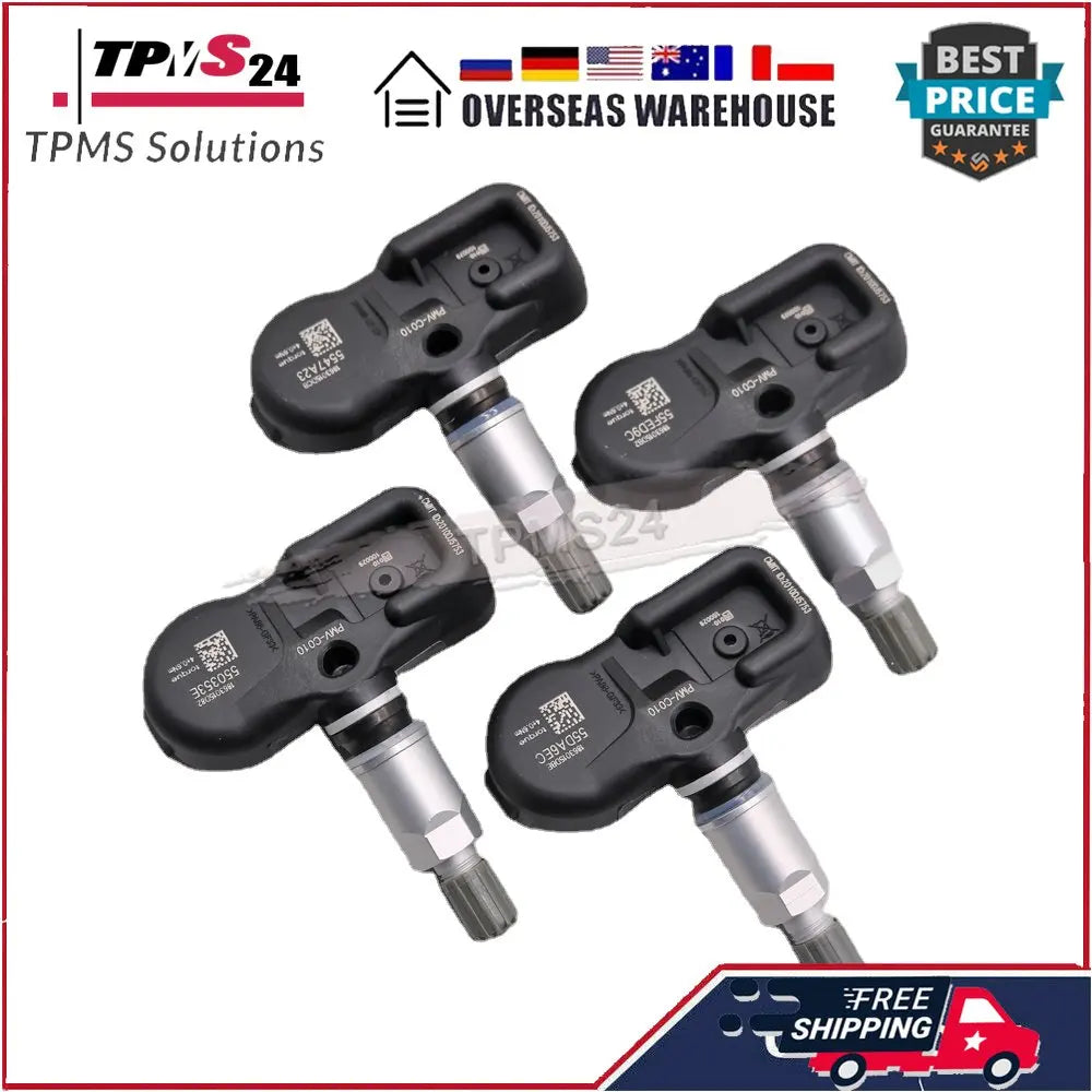 4PCS 315MHz TPMS Sensor for Lexus GS NX LS RC Scion iM Toyota Camry Corolla Highlander Mirai Prius C