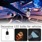 Retro Small Bulb LED Car Hanging Ornament Ambient Lighting For Long Trips