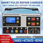 12V/24V Smart Car Battery Charger 3in1 | Intelligent Charging, Activation, and Mainte lifestyle view