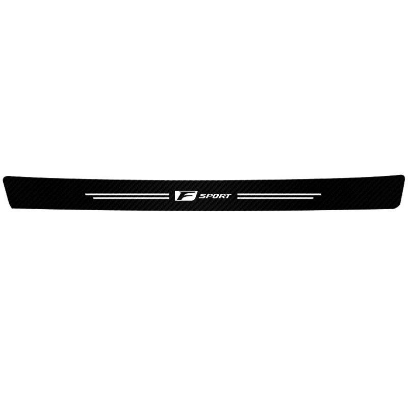 Carbon Fiber Car Door Sill Scuff Plate Stickers | Scratch Protection for Lexus detail view