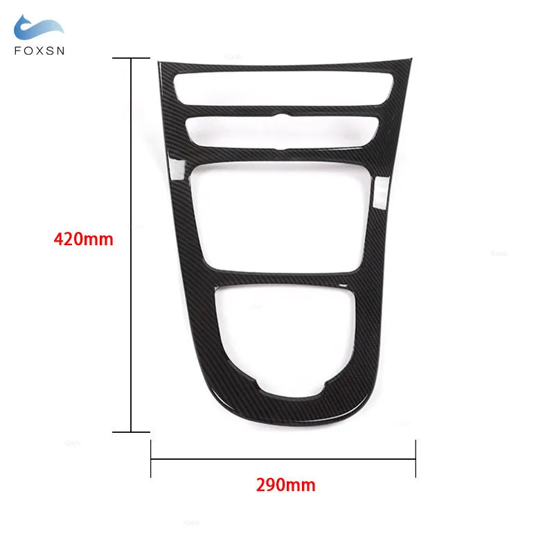 ABS Car Interior Accessories Center Console Gear Shift Panel Cover Decoration Trim For close-up view