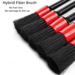 1/4PCS Car Wash Brush Detail Small Automotive Interior Cleaning Tools Air Conditioner Ai detail view