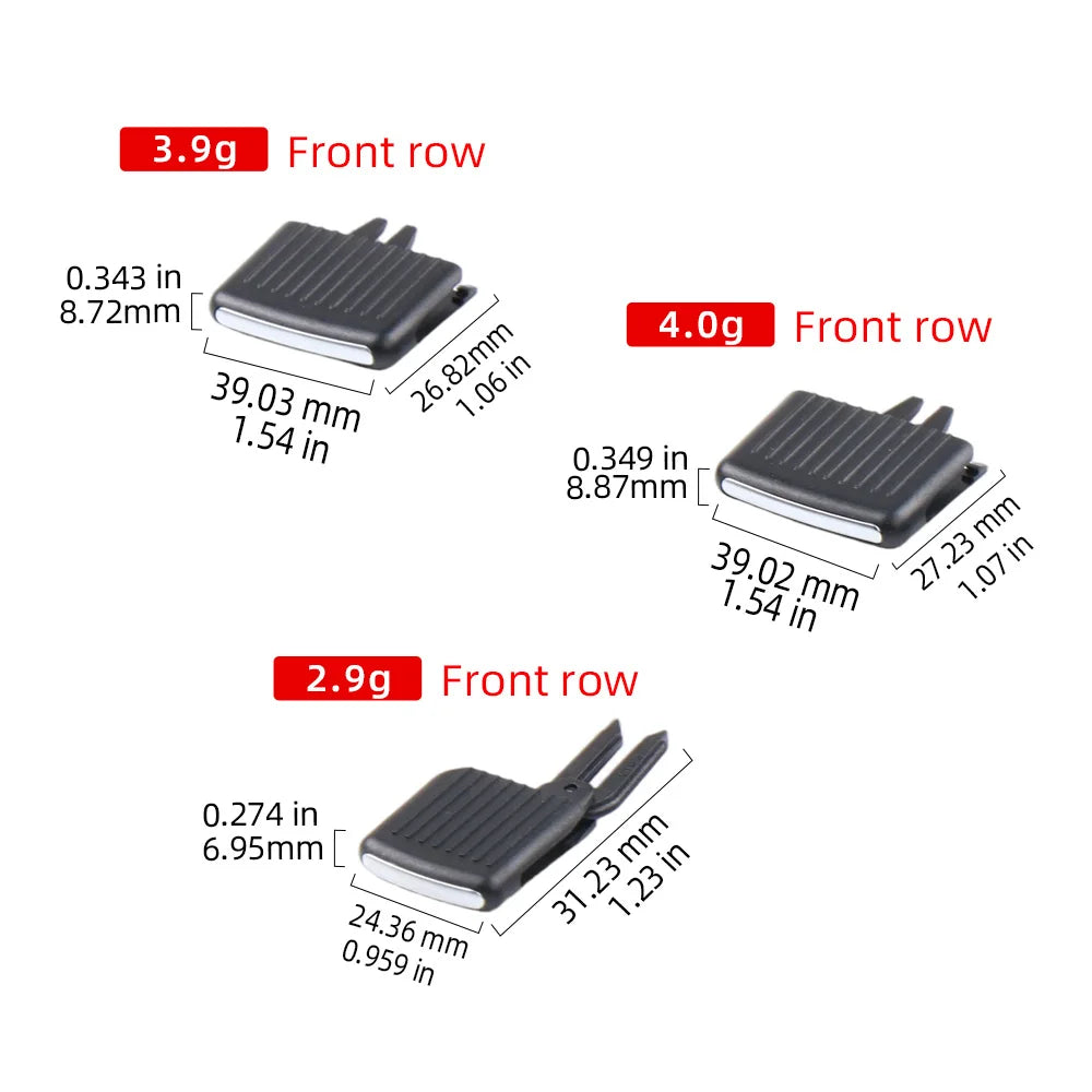 Car Dash Front Rear Air Conditioner AC Vent Grille Outlet Tab Clip Slider For Volkswagen Golf 6 Sagitar Jetta 5KD819703