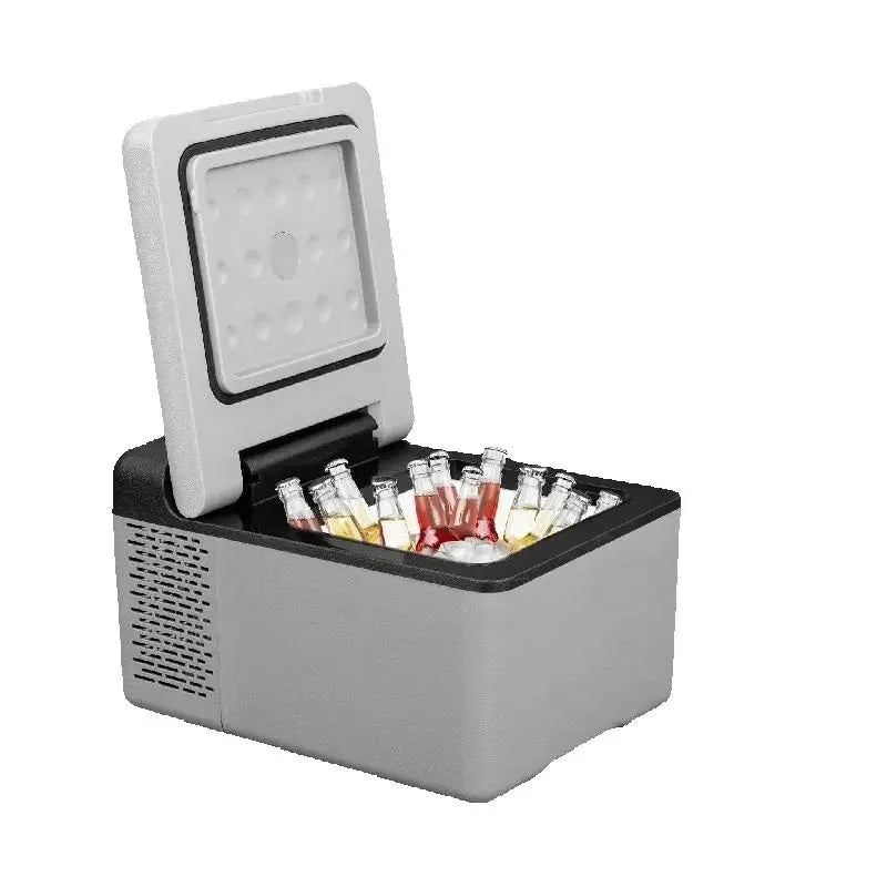 SucceBuy 9L 15L Car Refrigerator Portable Compressor Fridge Freezer Cooler DC 110-240V AC for RV Travelling Camping Fishing