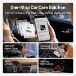 TOPDON Carpal Bluetooth OBD2 Scanner: All System Diag, 6 Resets, Smog Check & Repair Guide for iOS/Android.